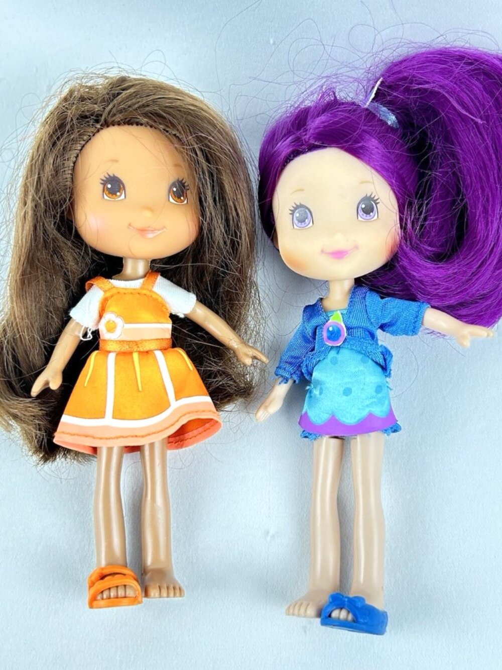 Hasbro Strawberry Shortcake Plum Pudding & Orange Blossom 6" Doll Figures